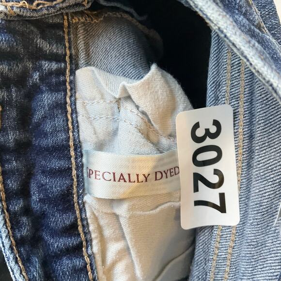 Specially Dyed Women’s Denim waxed Curvy Boot Cut Straight Jeans size 4S, Blue - Picture 9 of 12